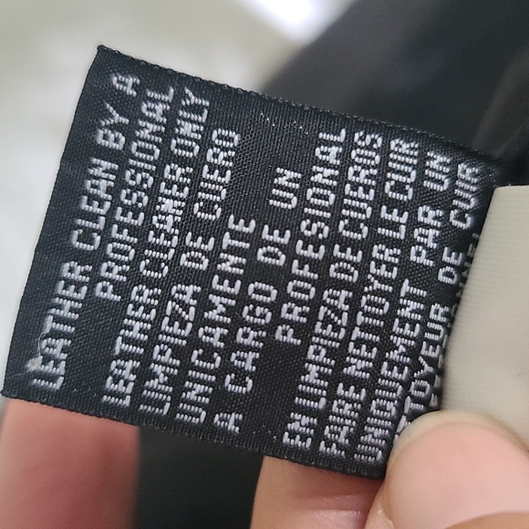 Genuine leather soft black vintage jacket large - Picture 12 of 12